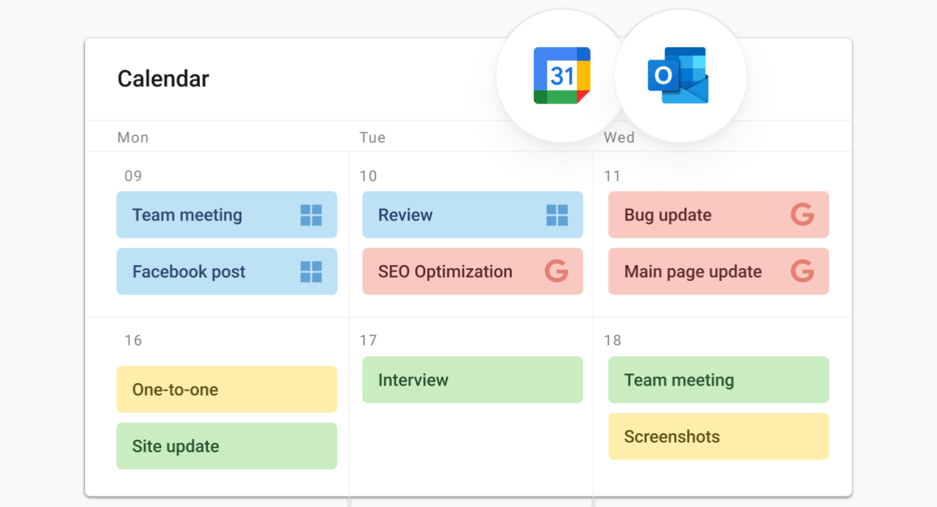 apps for weekly planning