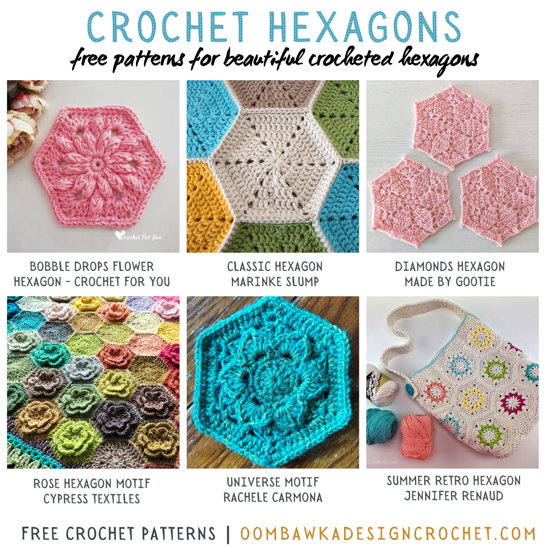 10 Free Crochet Hexagon Patterns