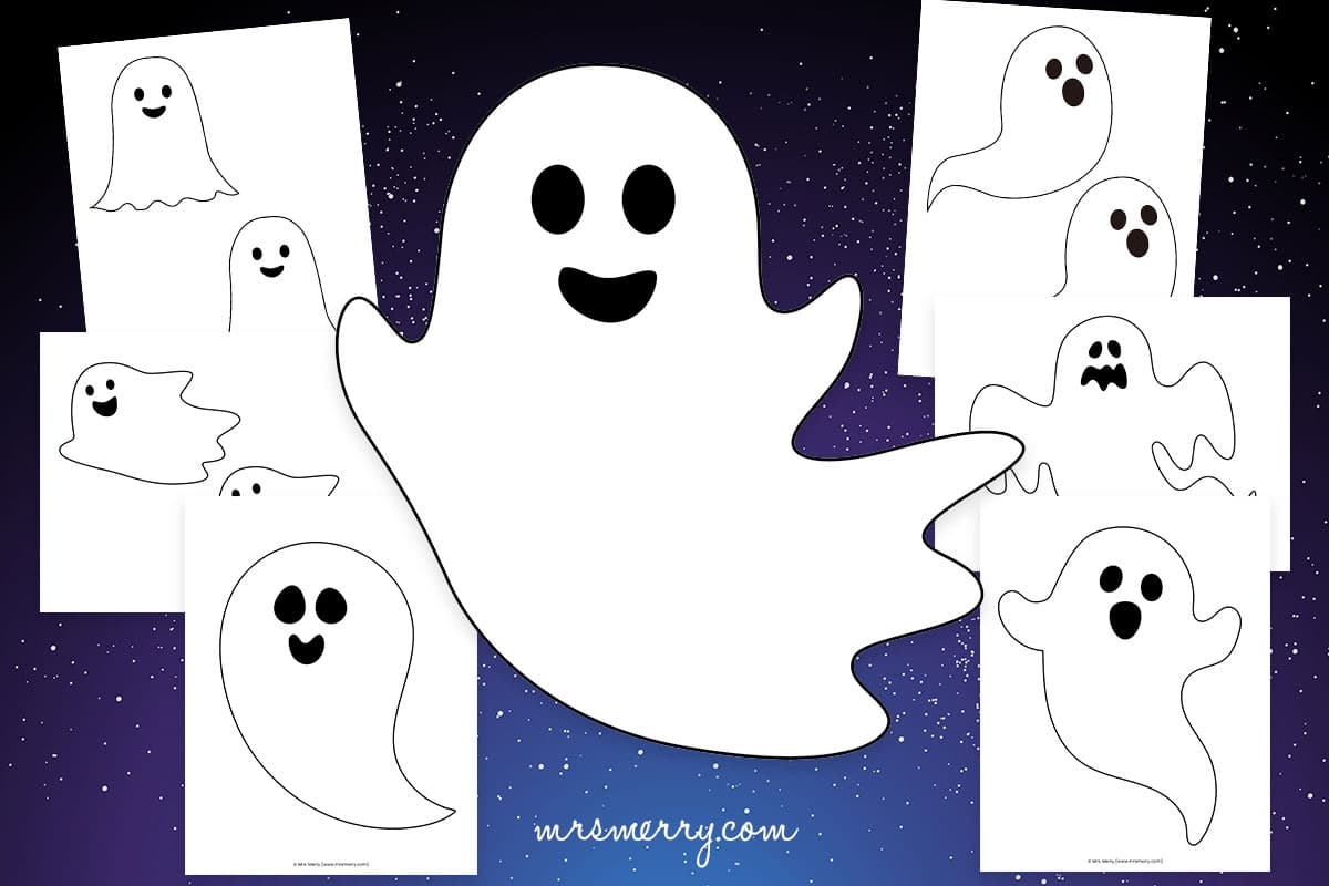 ghost pattern printable