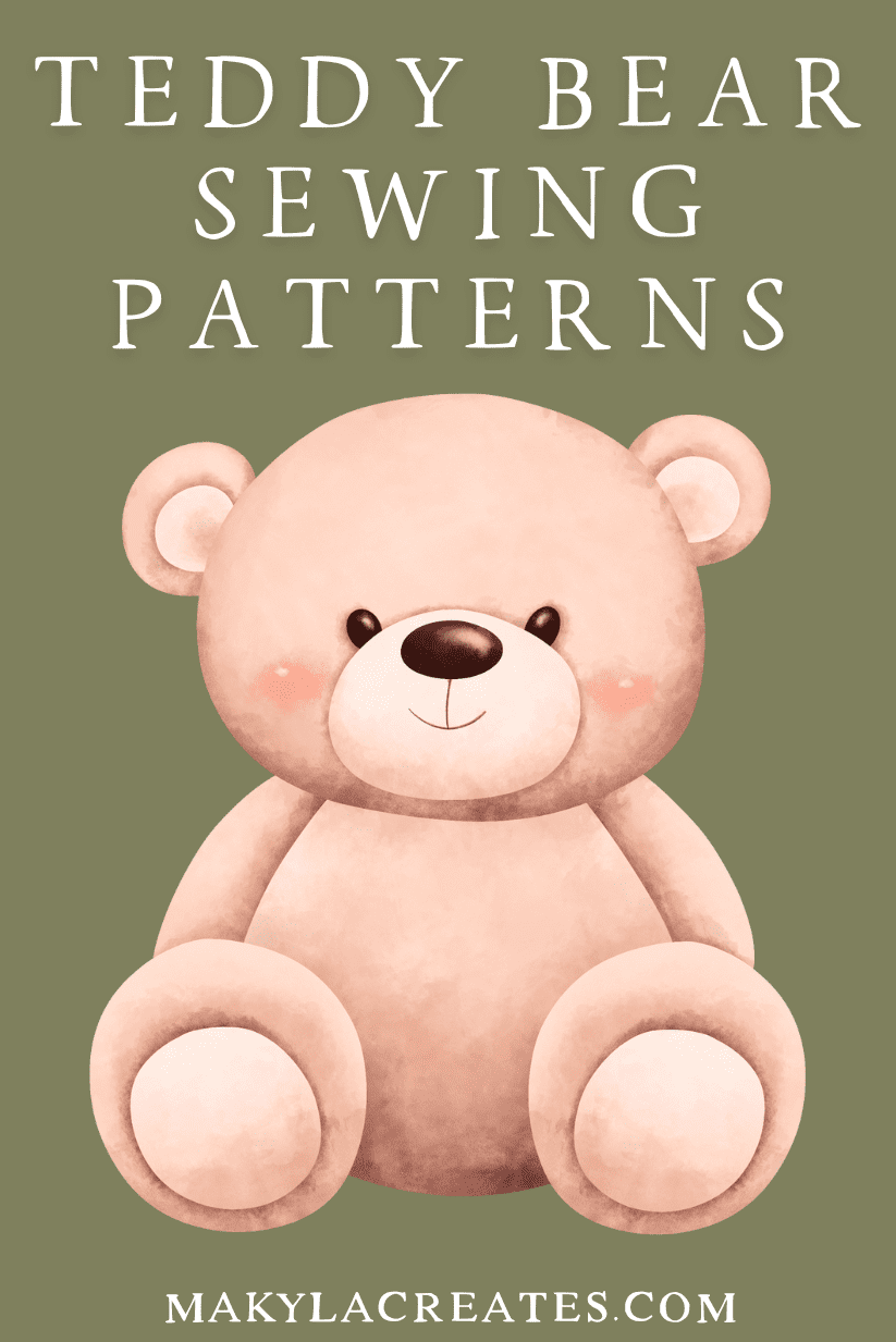 printable teddy bear pattern