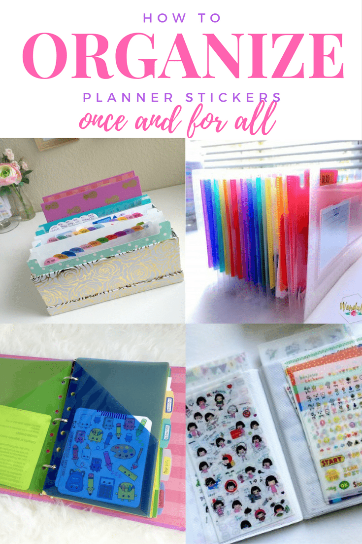 10 Ways To Organize Your Planner Stickers With Free Labels Wendaful Planning Planners Productivity Organization