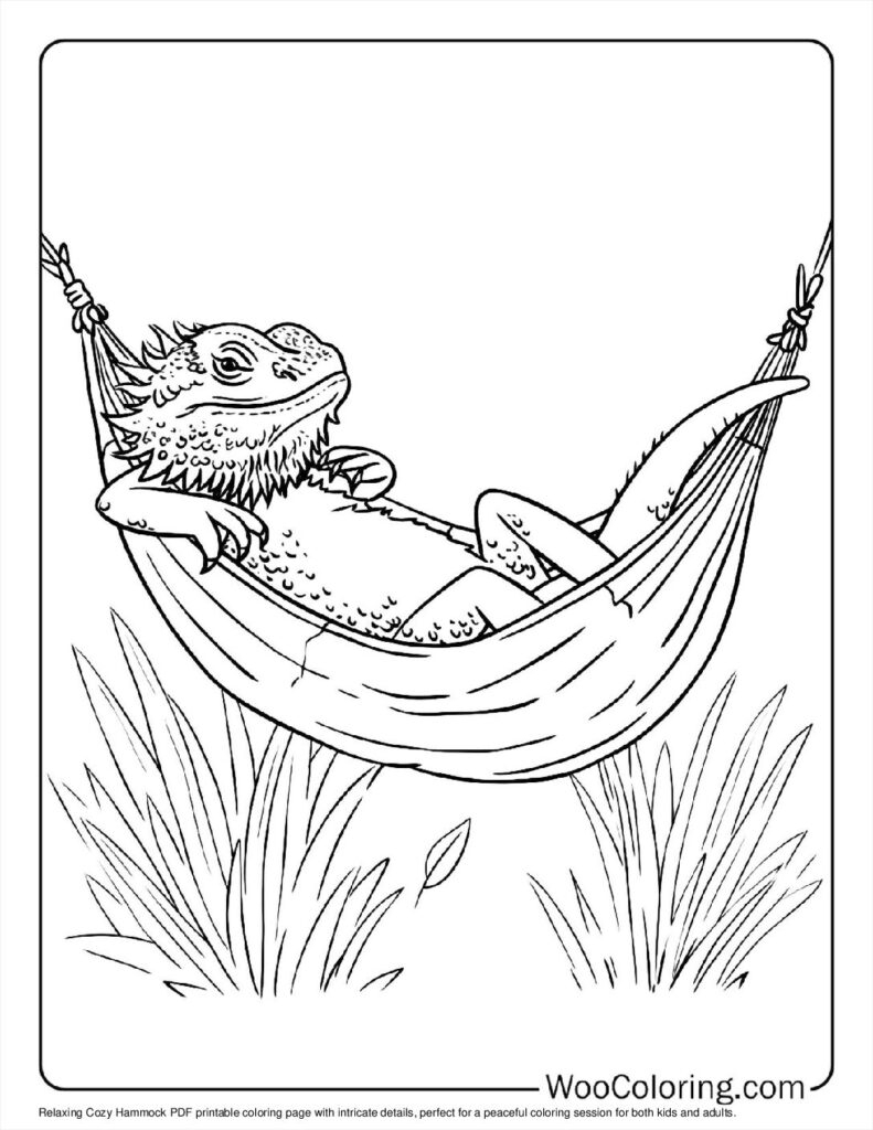 100 Bearded Dragon Coloring Pages Free PDF To Print Woo Coloring
