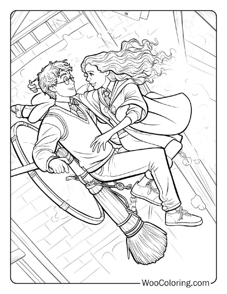 harry potter coloring sheet