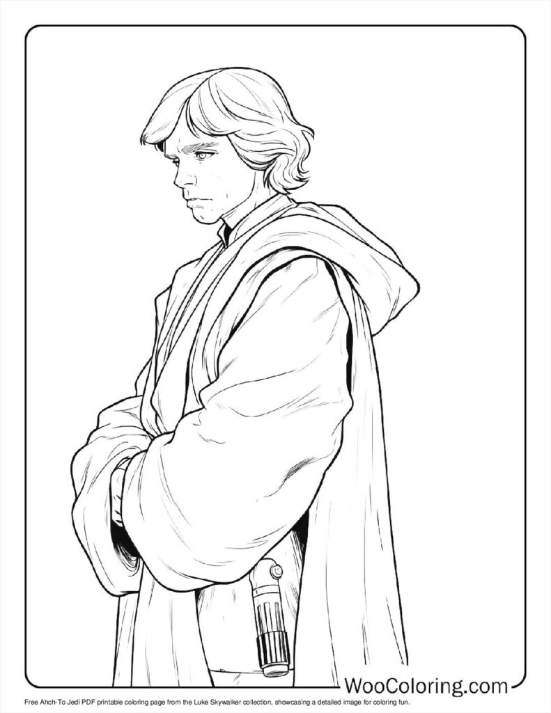 100 Luke Skywalker Coloring Pages Free PDF To Print Woo Coloring
