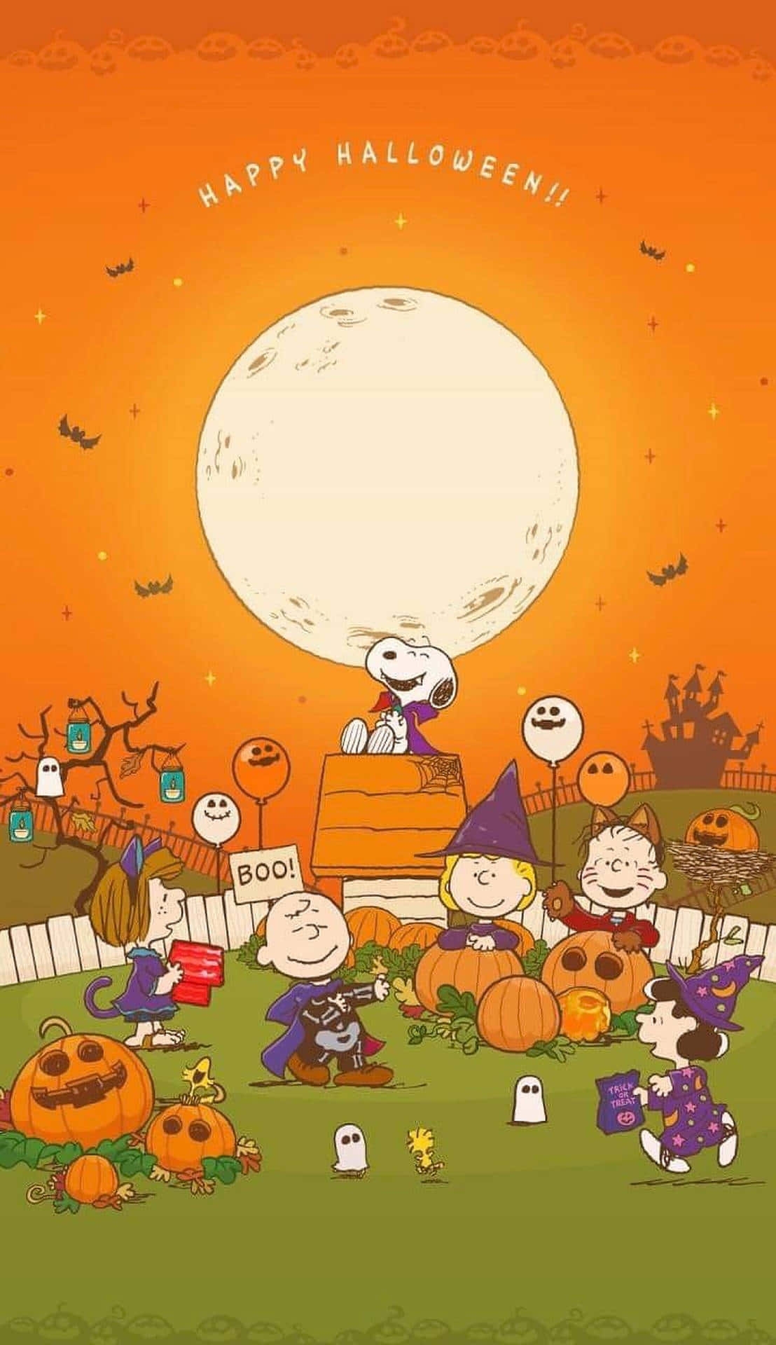 charlie brown halloween wallpaper