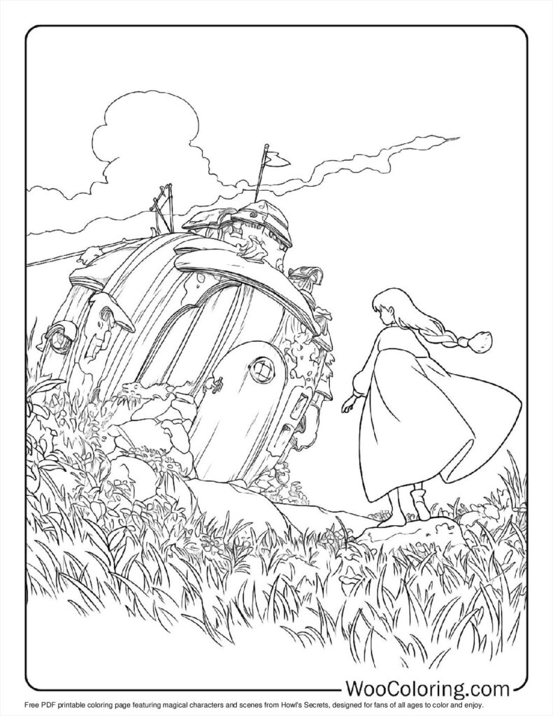 100 Studio Ghibli Coloring Pages Free PDF To Print Woo Coloring