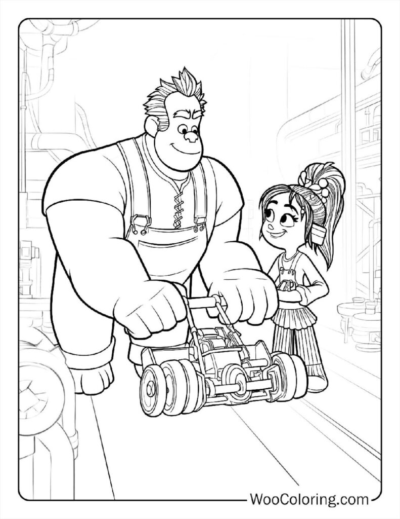 100 Wreck It Ralph Coloring Pages Free PDF To Print Woo Coloring