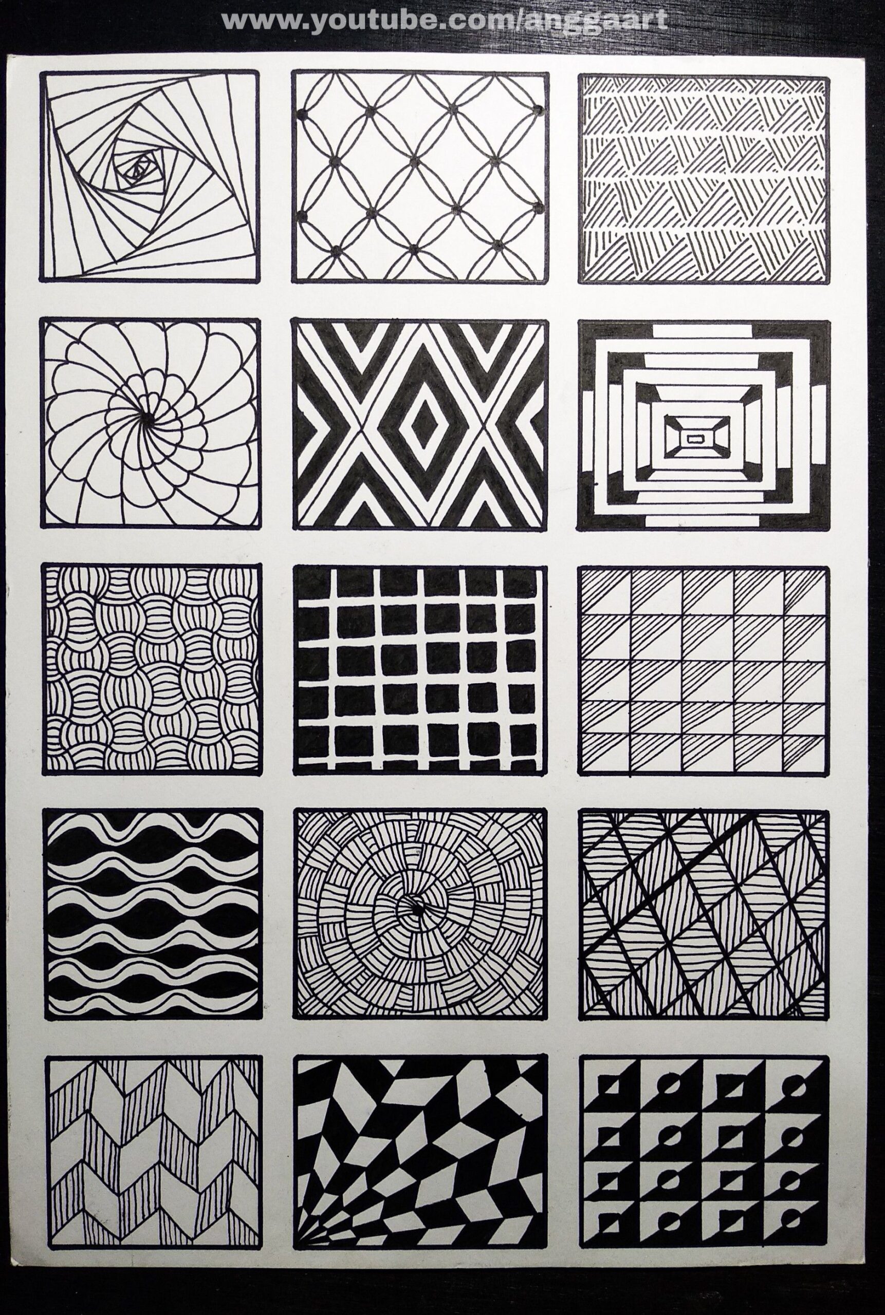 printable zentangle patterns