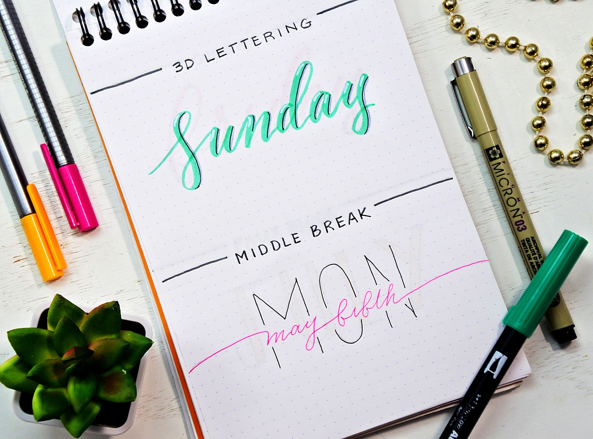 12 Bullet Journal Fonts Anyone Can Do Sheena Of The Journal