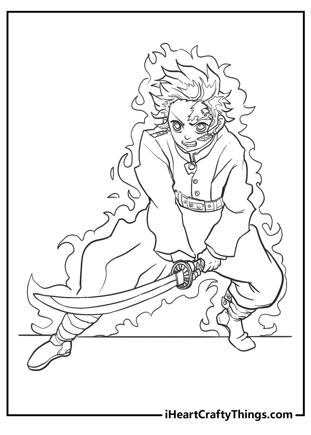 15 Demon Slayer Coloring Pages Free Printable PDFs 