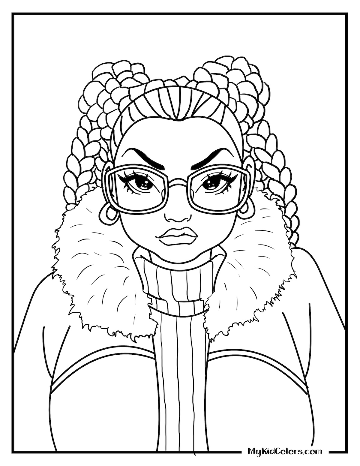 15 Free Baddie Coloring Pages Trendy Printables For Kids Teens