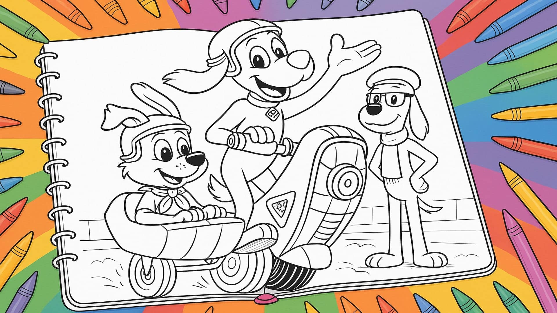 15 Go Dog Go Coloring Sheets For Kids KidPrintables