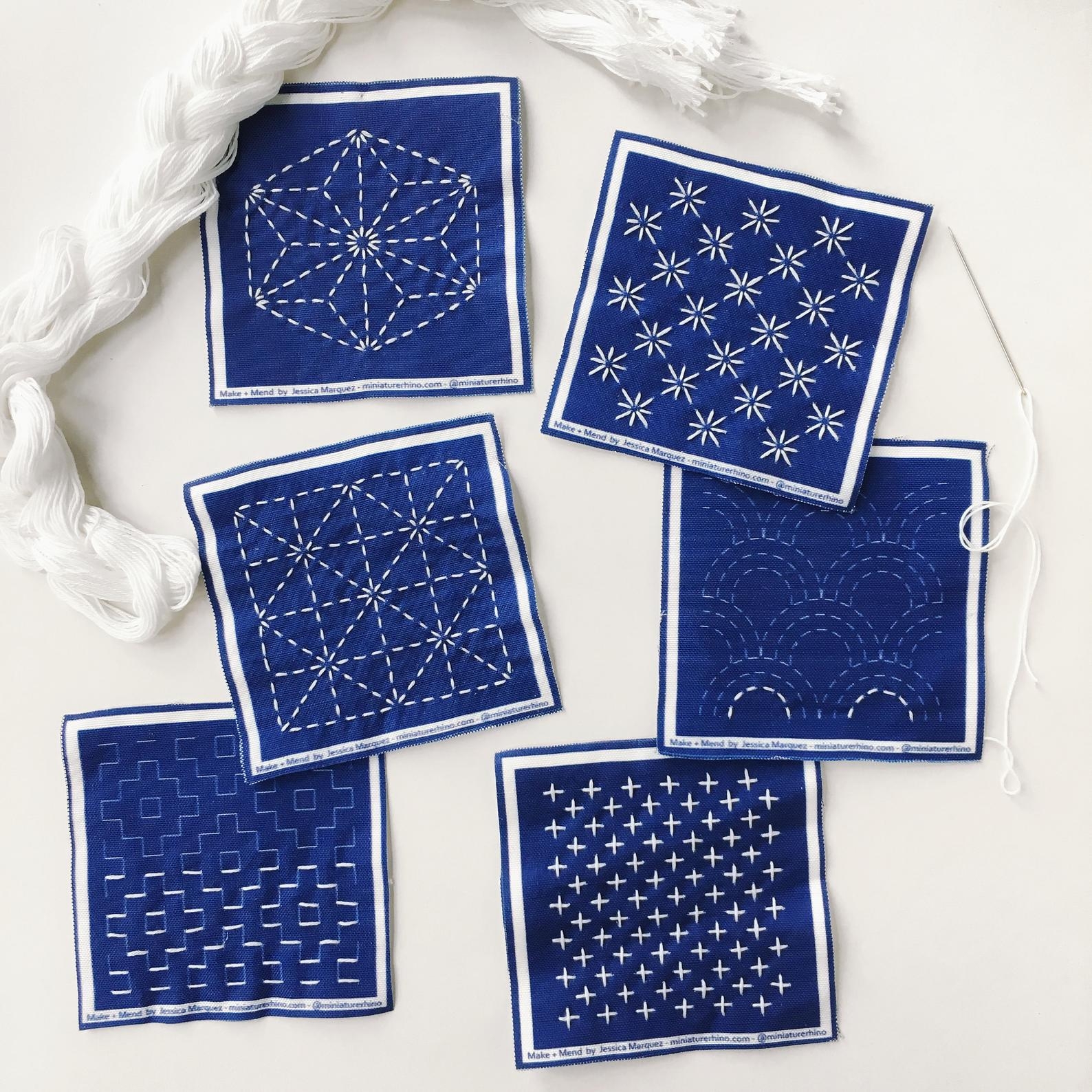 pdf free printable sashiko patterns