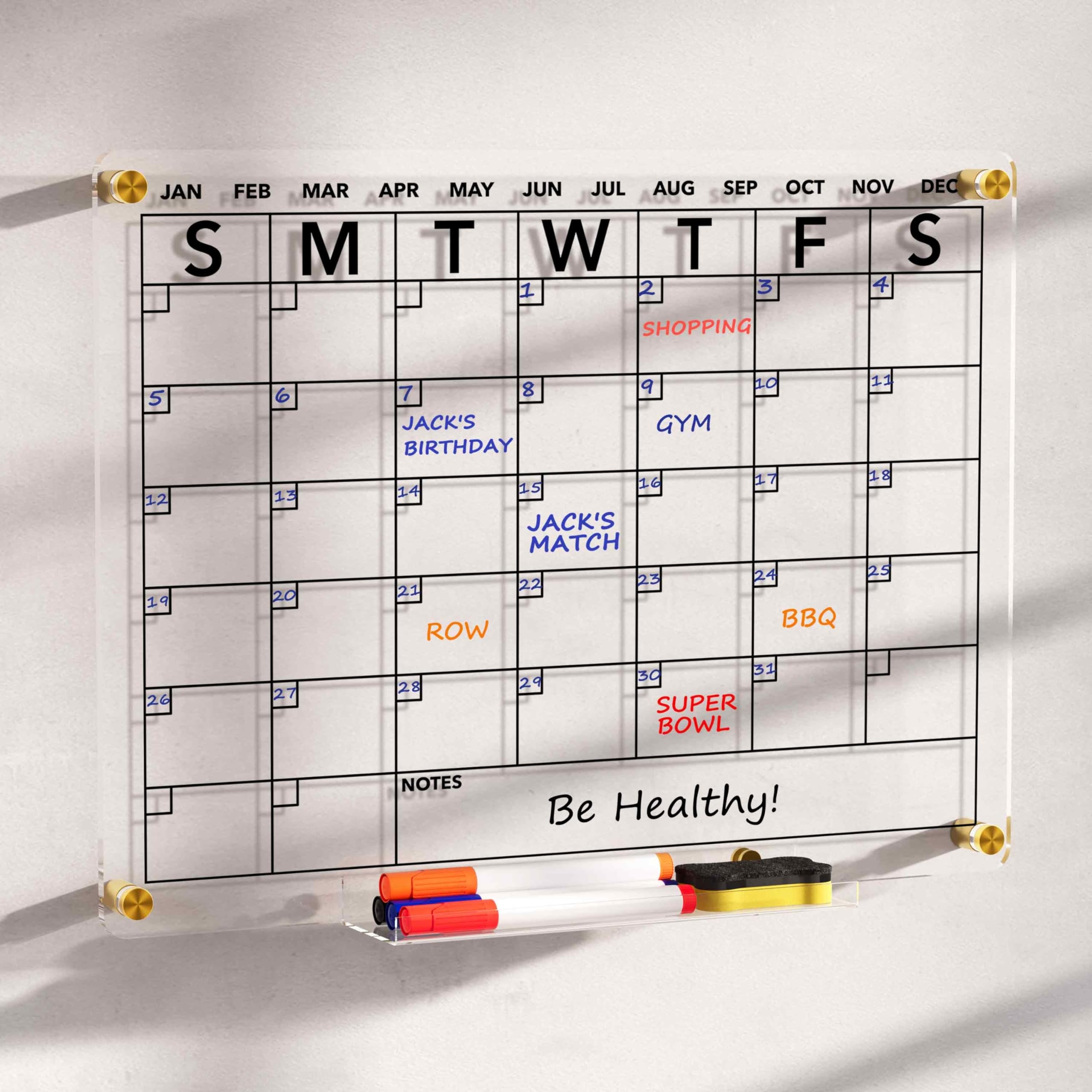dry erase wall calendar