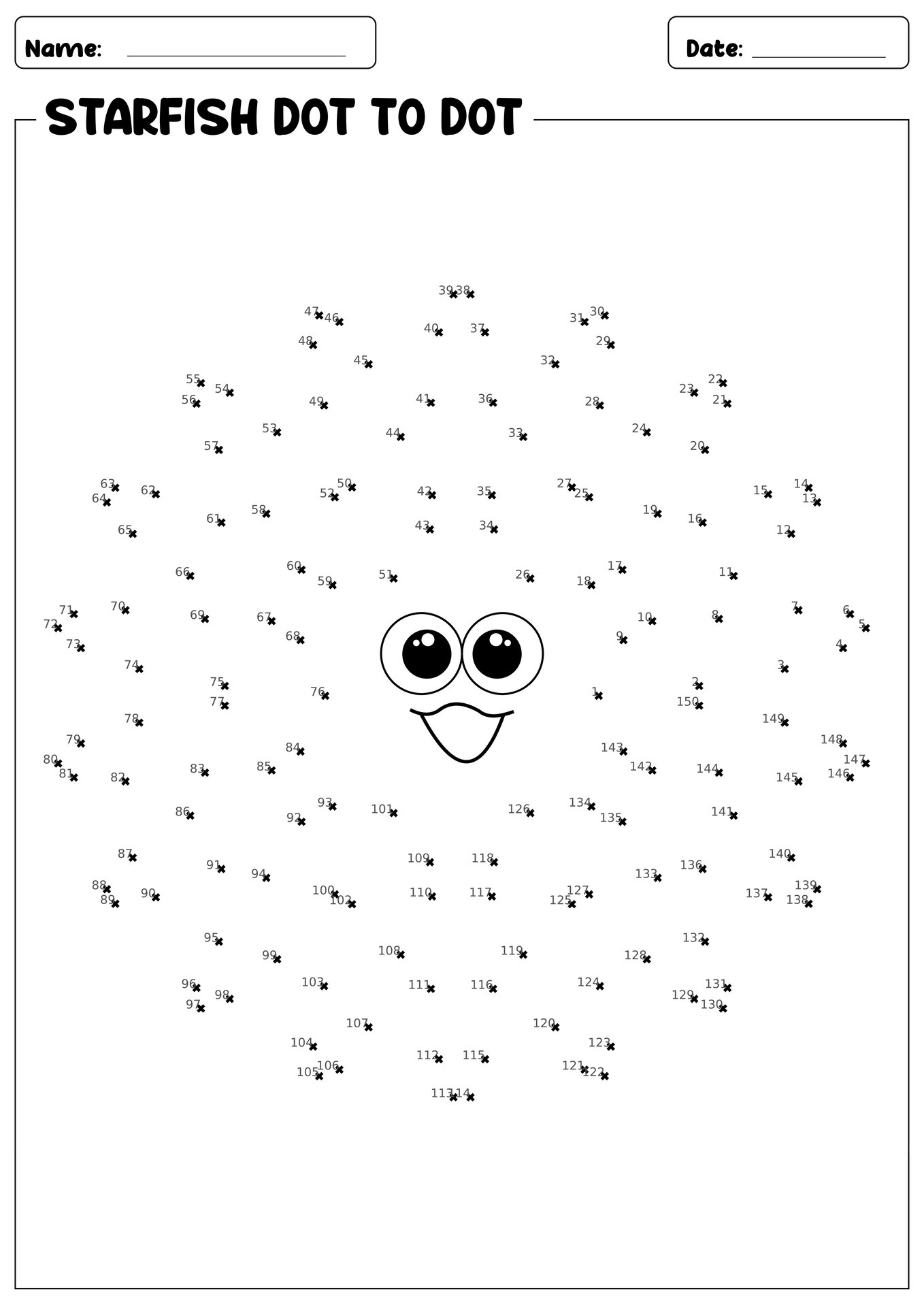 dot to dot printouts