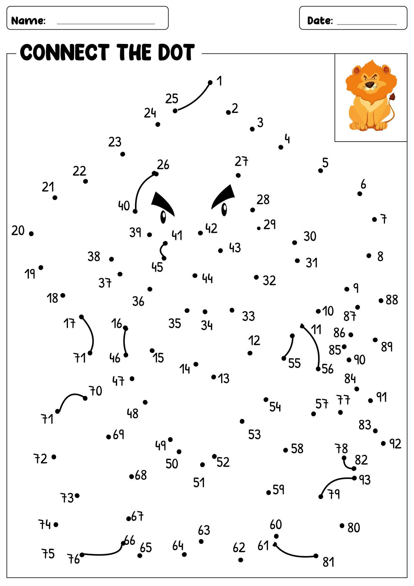 17 Advanced Dot To Dot Worksheets Free PDF At Worksheeto