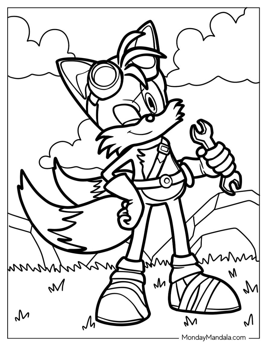 18 Tails Coloring Pages Free PDF Printables