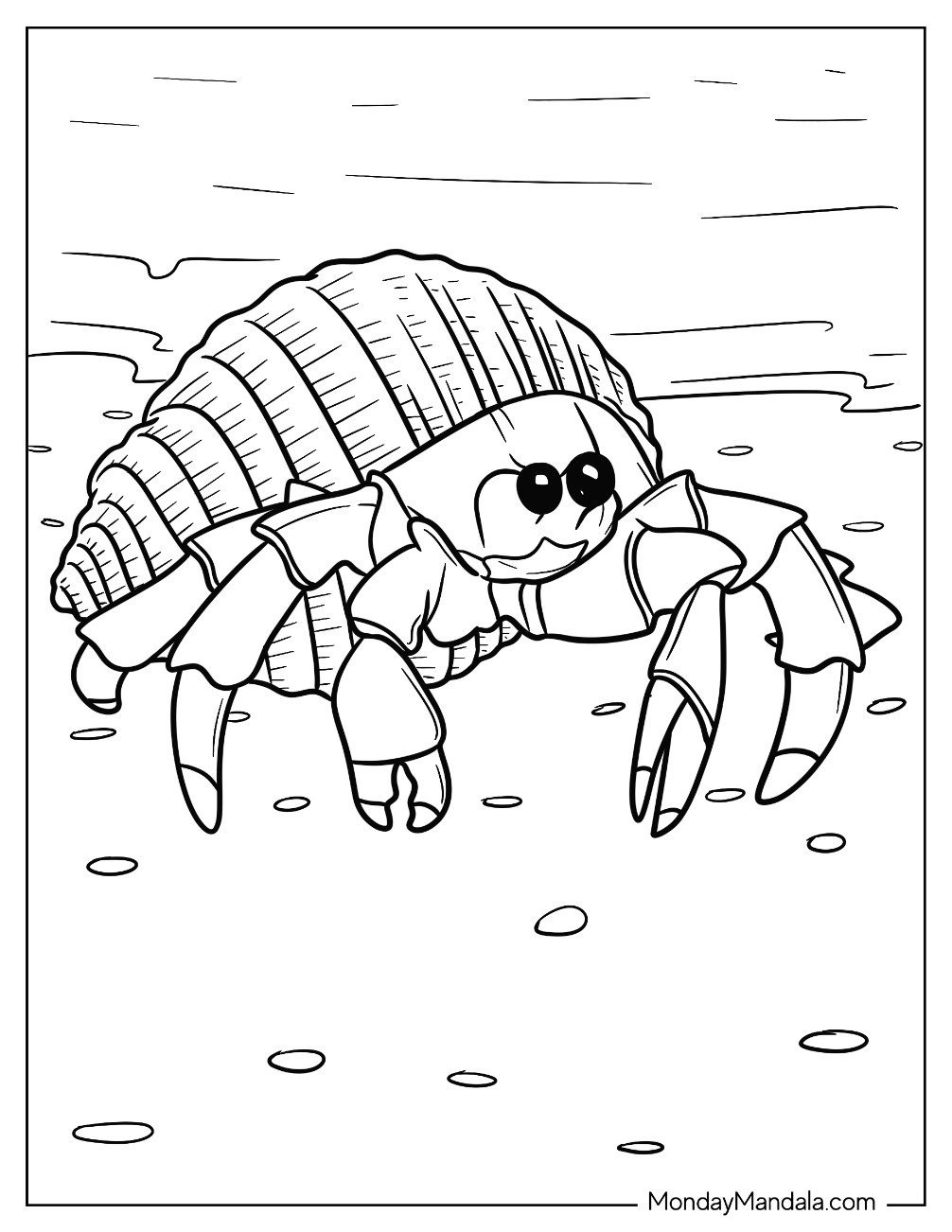 20 Crab Coloring Pages Free PDF Printables 