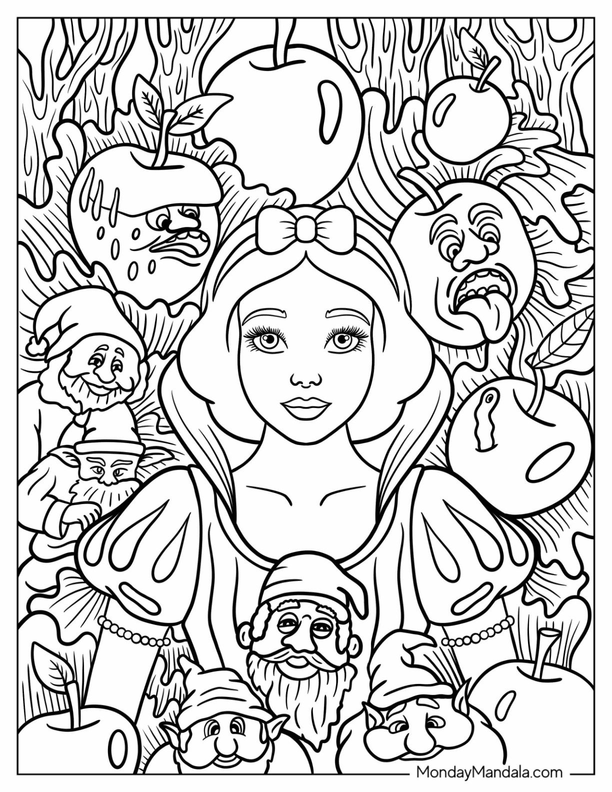 20 Disney Coloring Pages For Adults Free PDF Printables