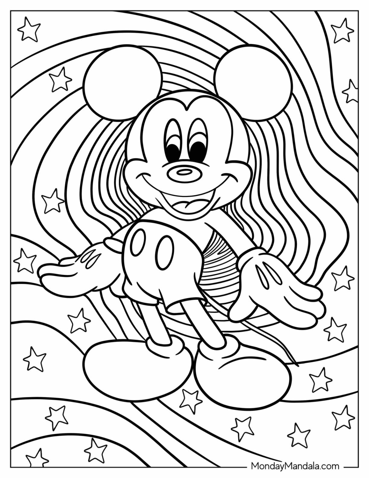 cartoon coloring pages for adults