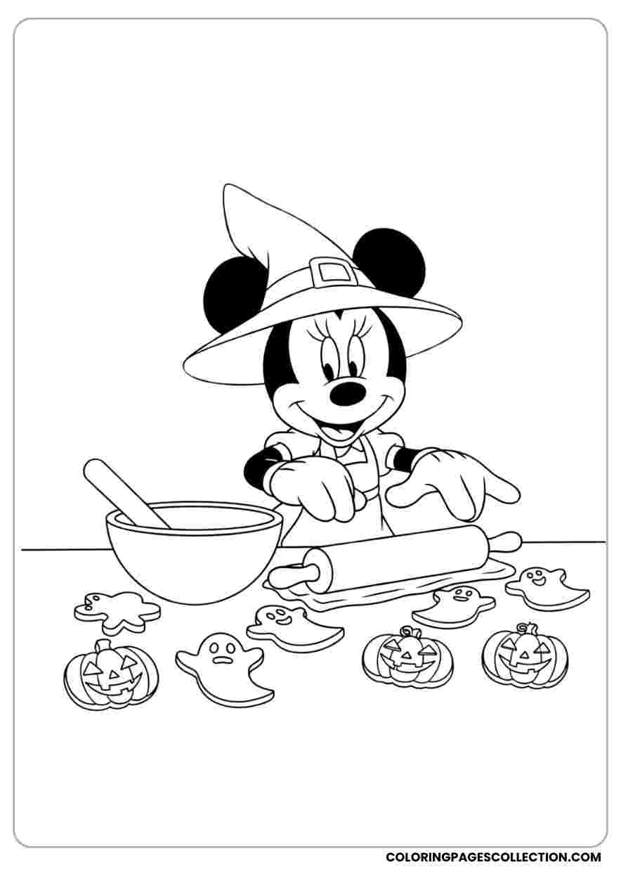 20 Disney Halloween Coloring Pages Sheets To Print For Spooky Fun