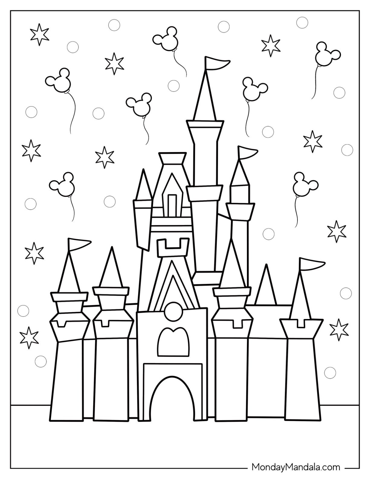 disney world coloring pages