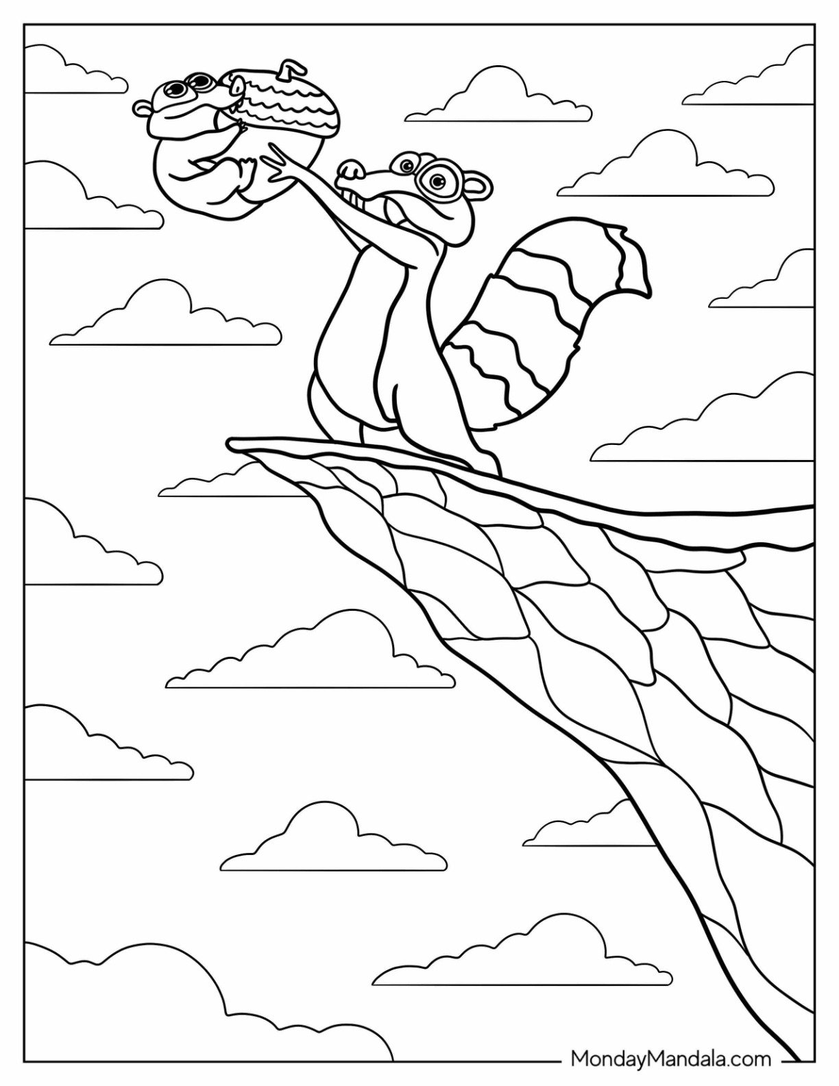 20 Ice Age Coloring Pages Free PDF Printables 