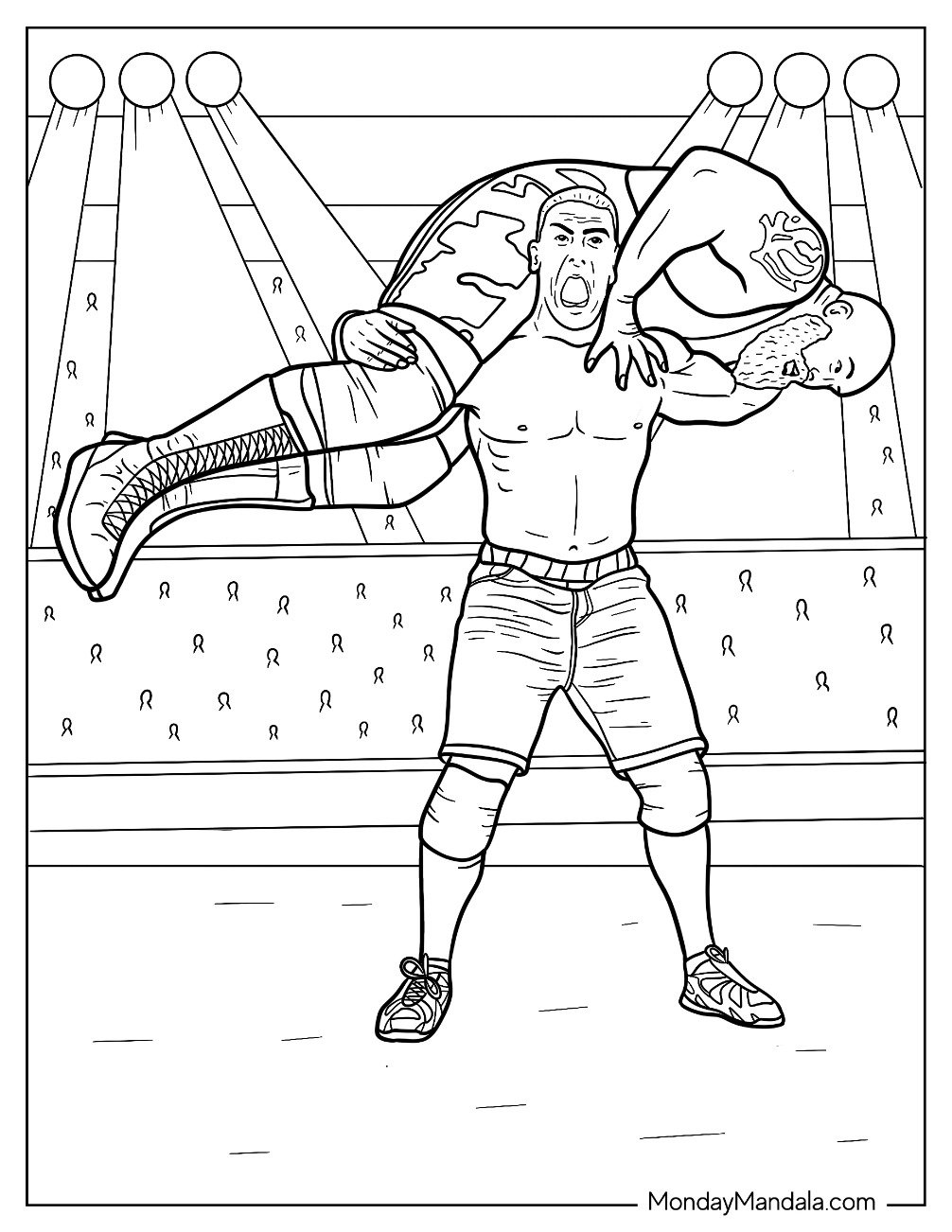 20 John Cena Coloring Pages Free PDF Printables 