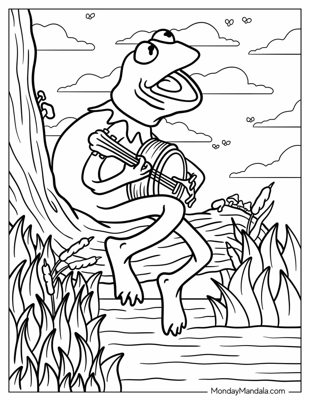 20 Kermit Coloring Pages Free PDF Printables 