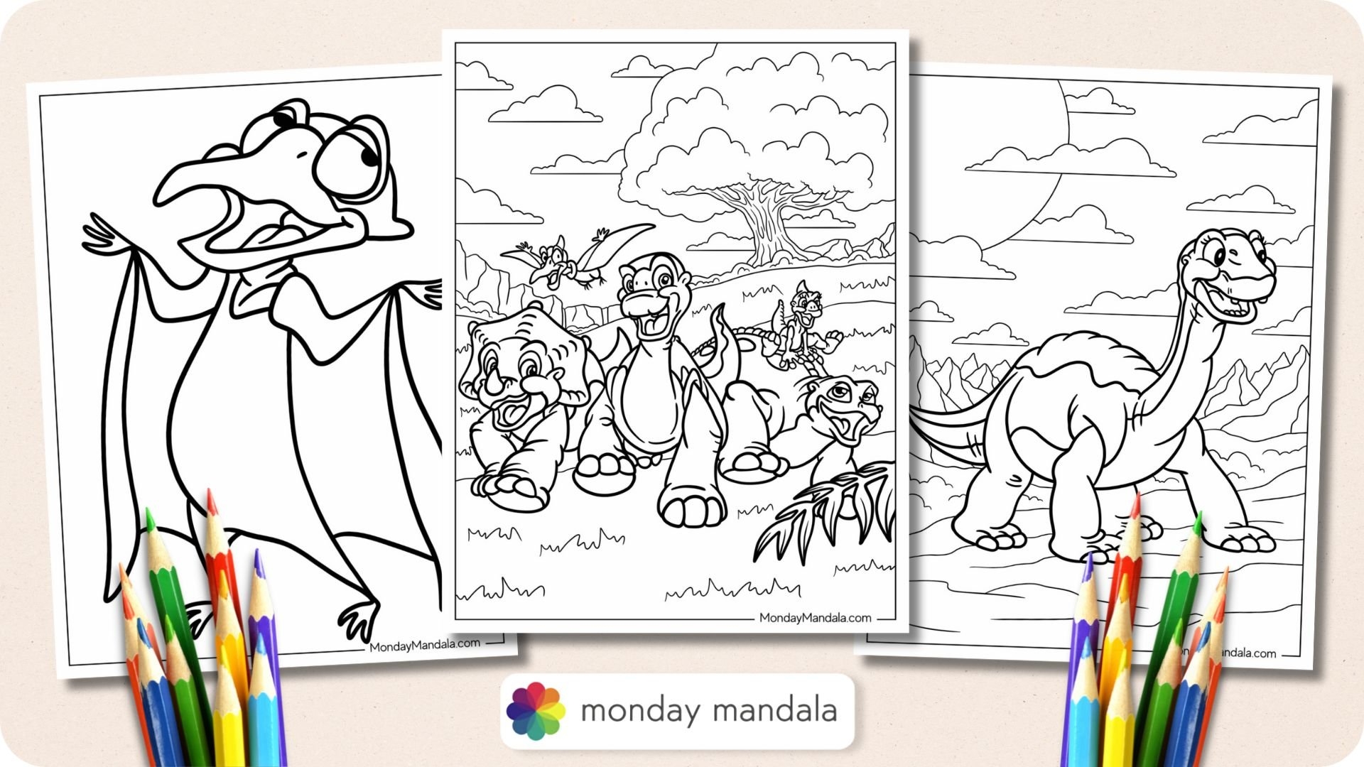 20 Land Before Time Coloring Pages Free Printables 