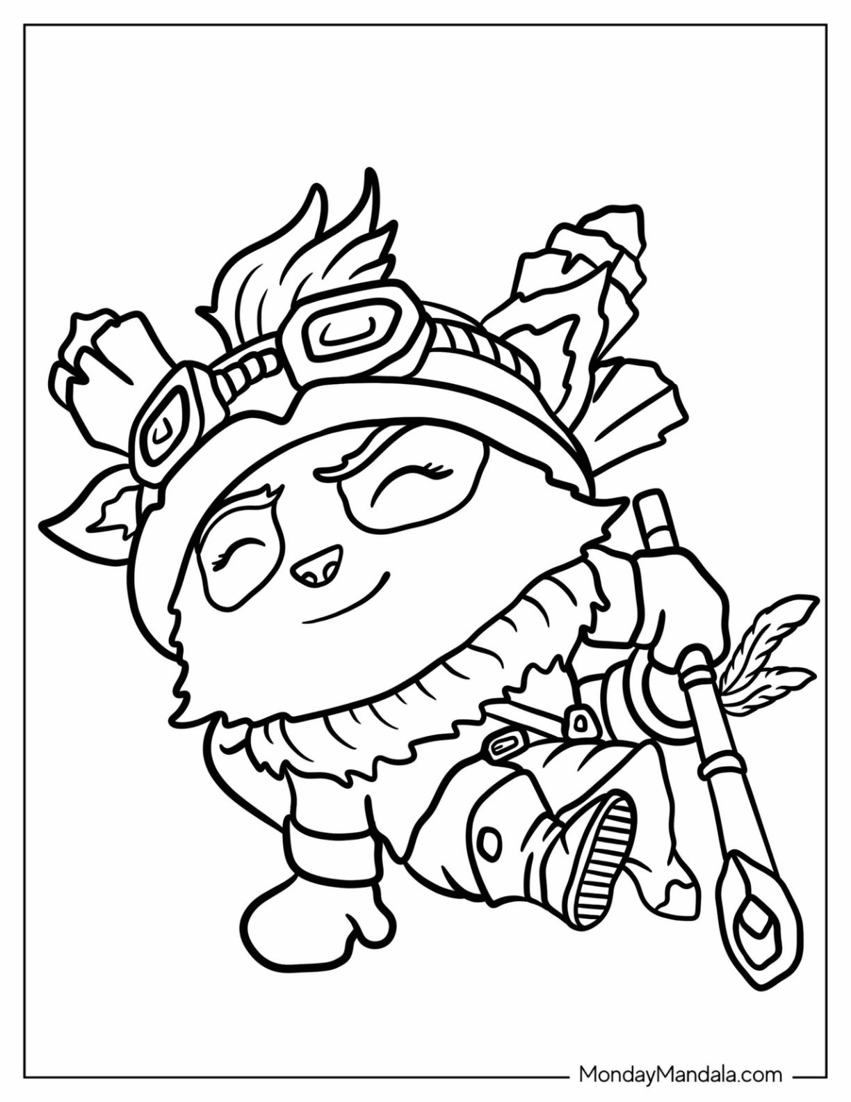 league of legends coloring page