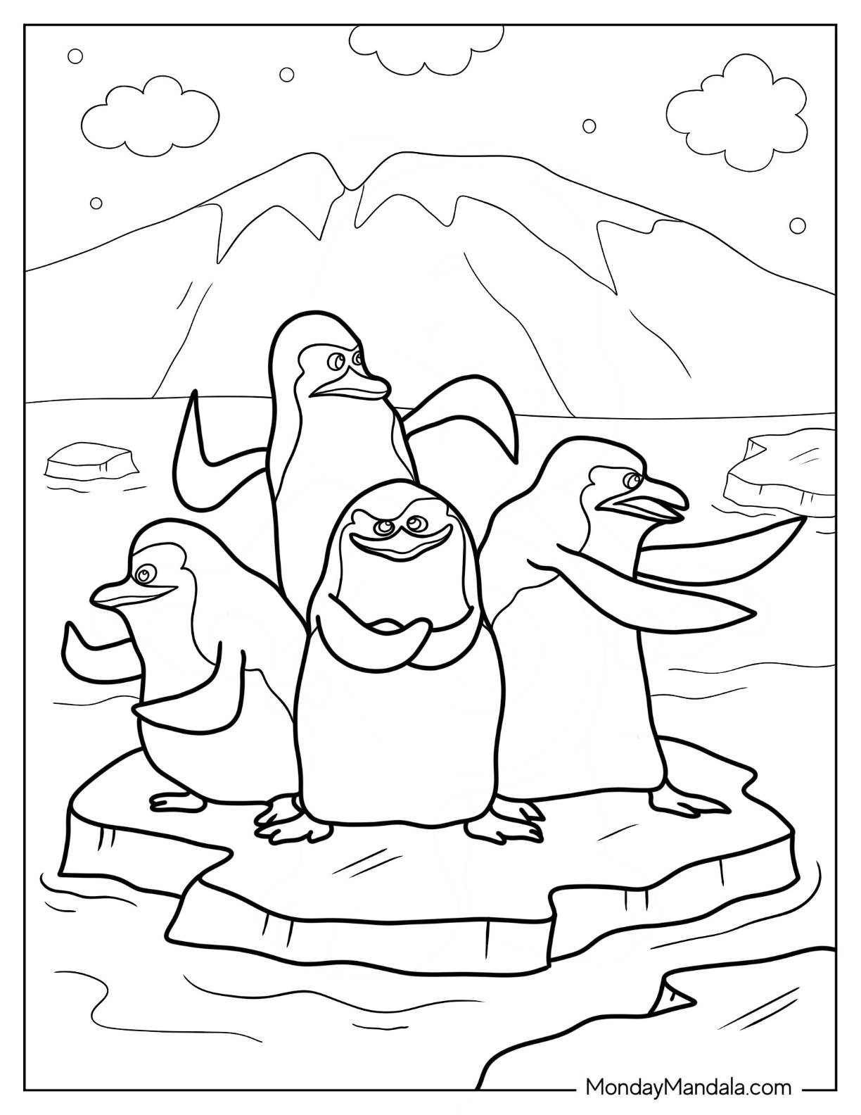 20 Madagascar Coloring Pages Free PDF Printables 
