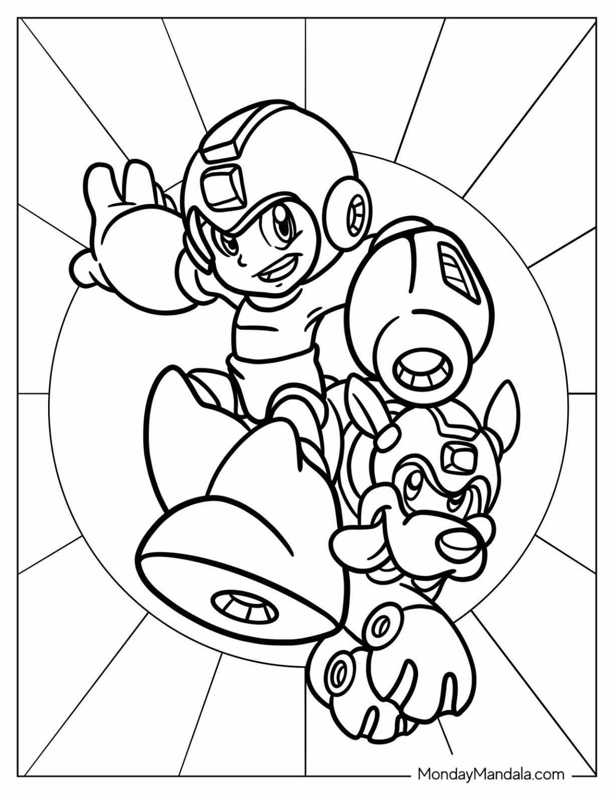 20 Mega Man Coloring Pages Free PDF Printables 