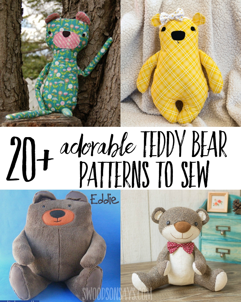free printable teddy bear patterns