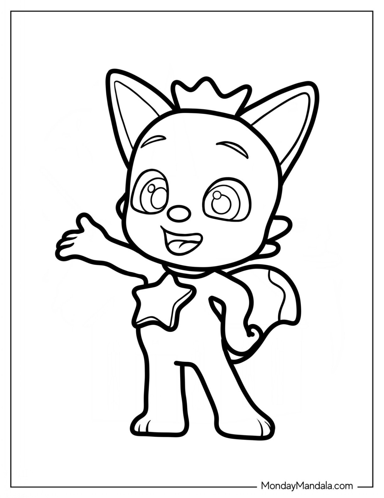 20 Pinkfong Coloring Pages Free PDF Printables 