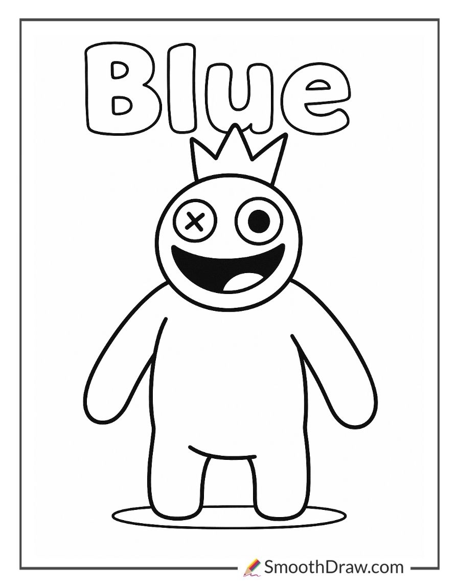 20 Rainbow Friends Coloring Pages Blue Purple Green More 