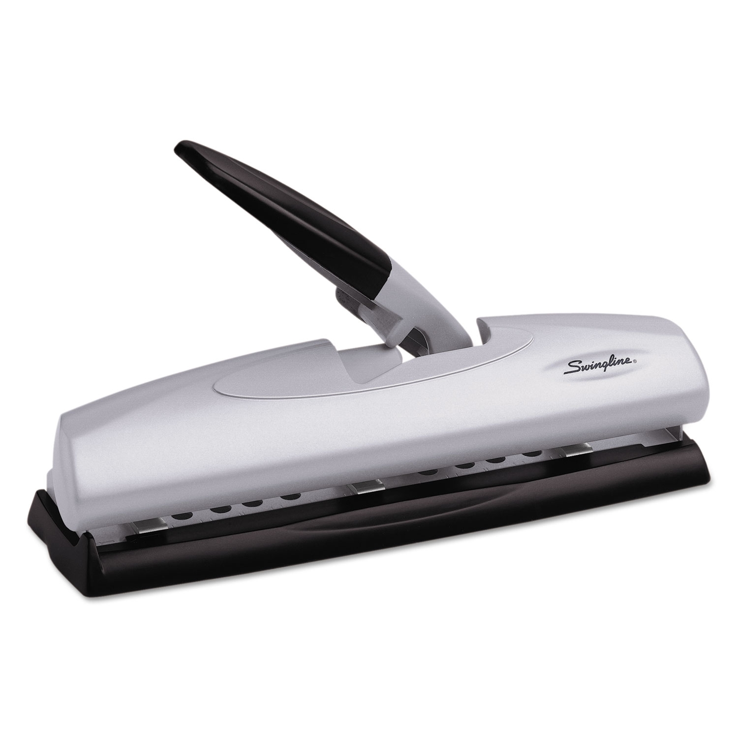 20 Sheet LightTouch Desktop Two To Seven Hole Punch 9 32 Holes Silver Black Swingline MPN A7074030E Reliable Paper