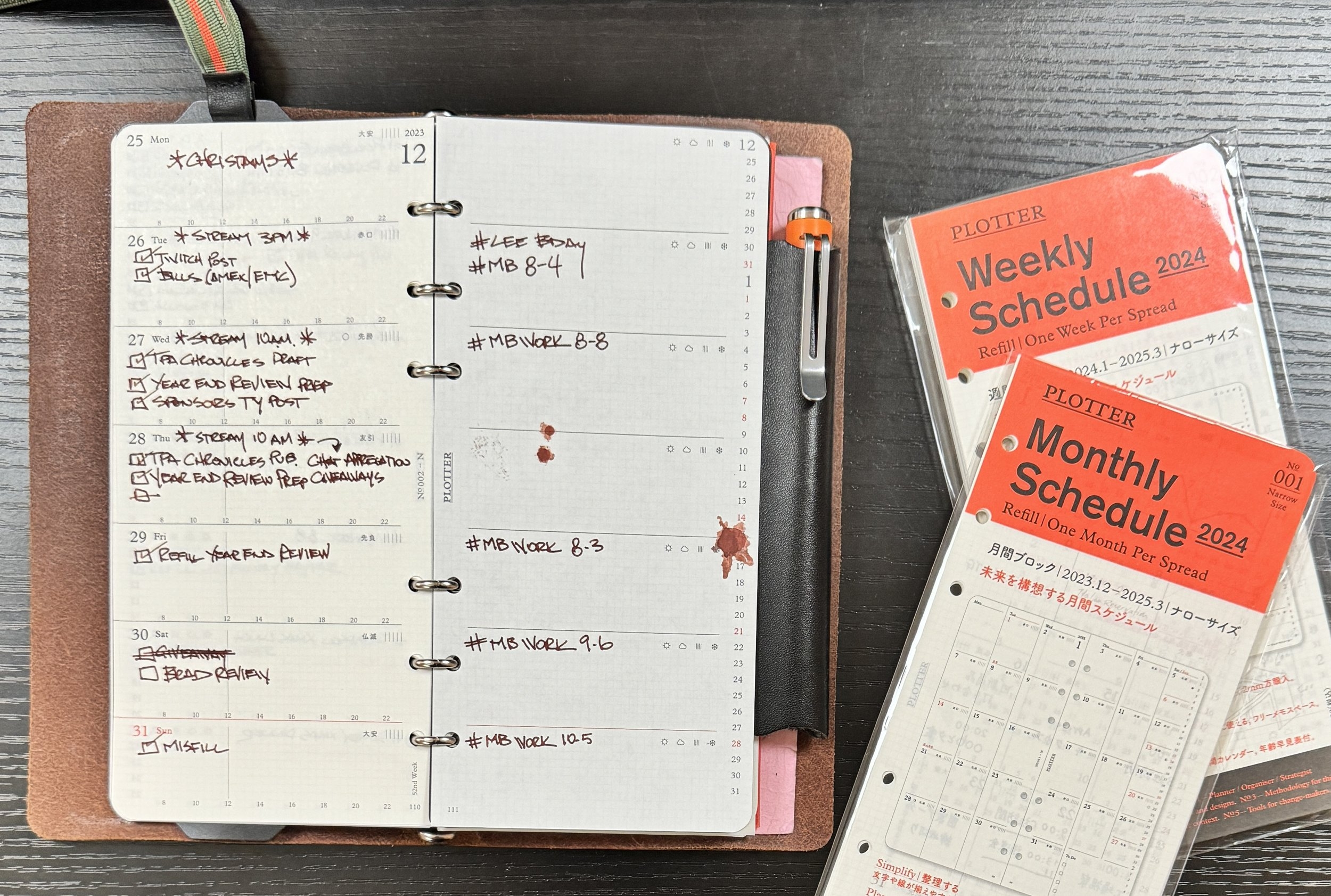 2024 Journal Planner And Notebook Setup The Pen Addict