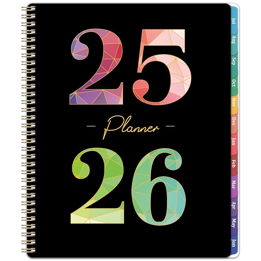 2025 2026 Monthly Planner 2025 2026 Academic Planner Weekly Monthly Hardcover With Tabs 9x11 Inch July 2025 To June 2026 2025 2026 Weekly Monthly Planner With Tabs Hardcover