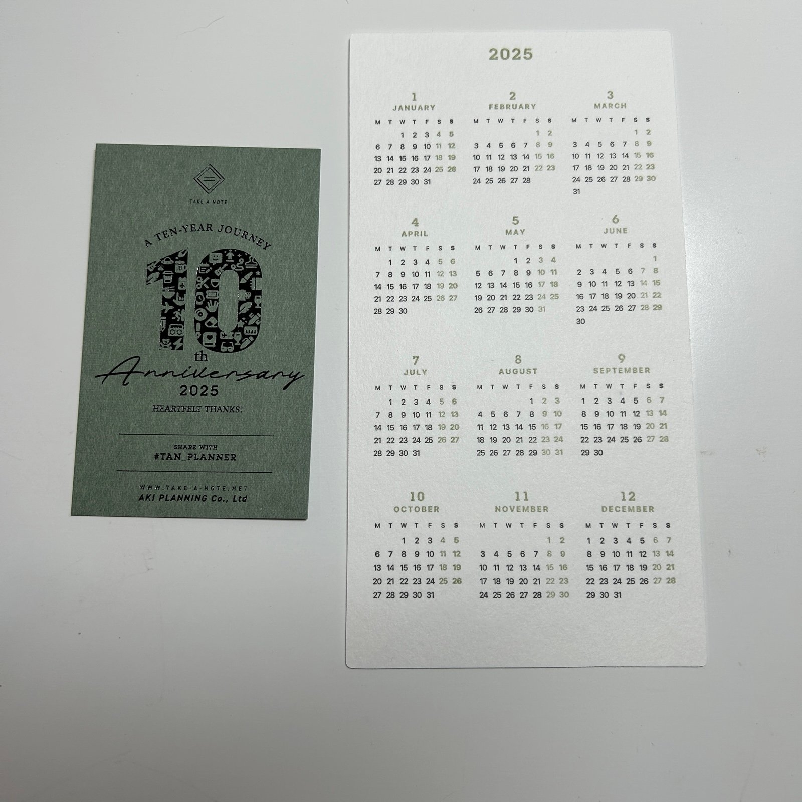 2025 A6 Take A Note Planner With Pleather Cover