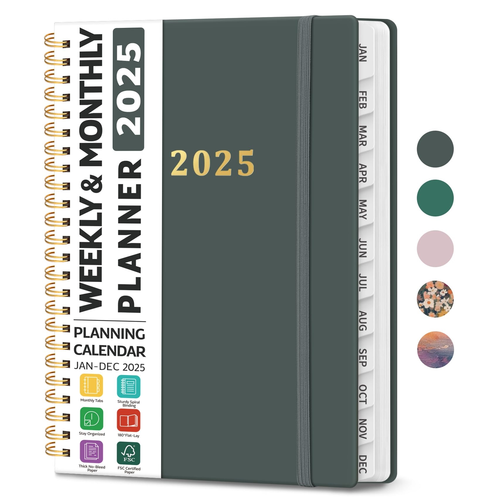 2025 planner weekly monthly