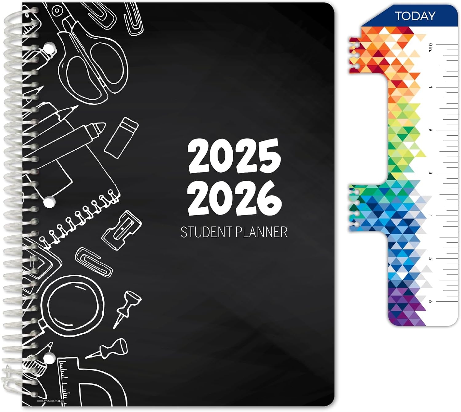 2025 Planner With Stickers Global Datebooks Dated Middle School Or High School For Student Planner
