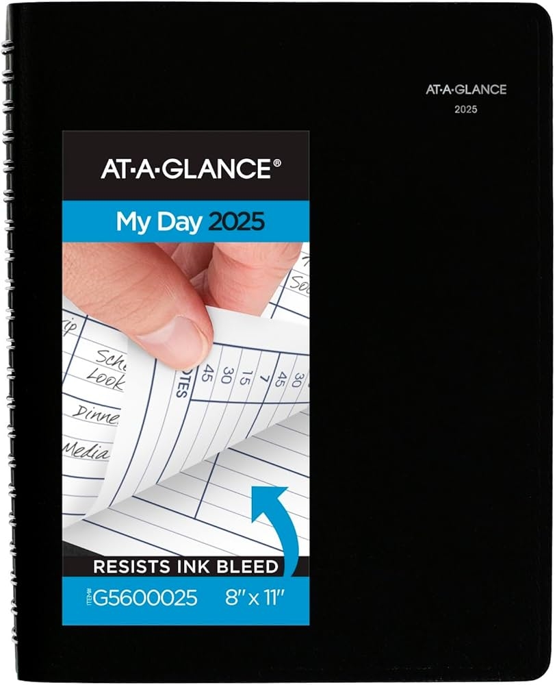 2026 Daily Planner AT A GLANCE 2026 Appointment Book Planner Weekly 5 X 8 Small DayMinder Black G2100026 Daily Planner With Hourly Schedule