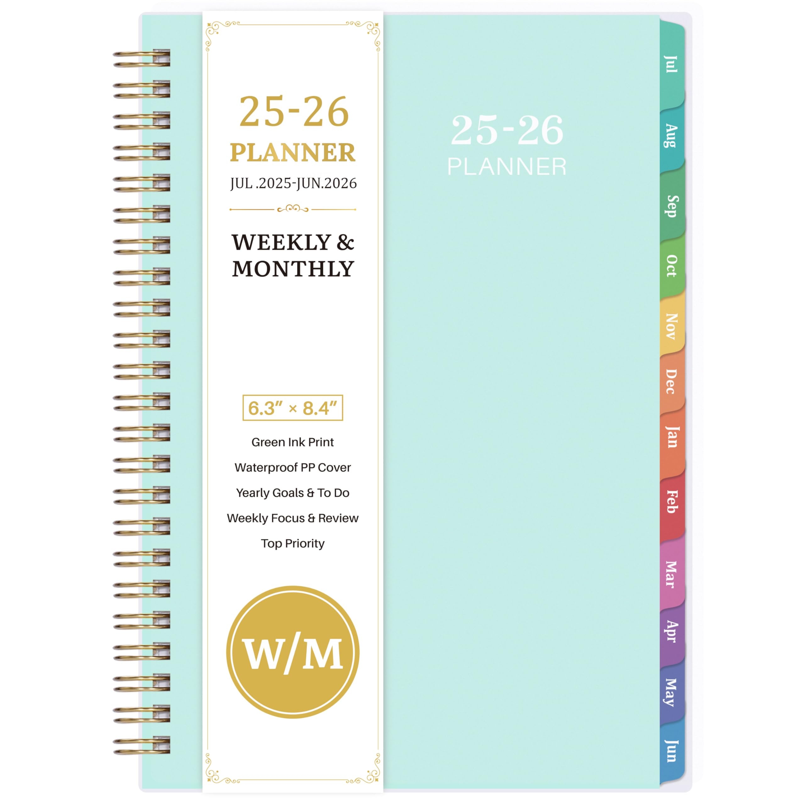 2026 Weekly Planner Planner 2025 2026 Weekly Monthly Planners 2025 2026 18 Monthly Planner From July 2025 To December 2026 Thick Paper 5 6 x 8 2 Daily Planners Notebook Black Daily Planner 2025 2026