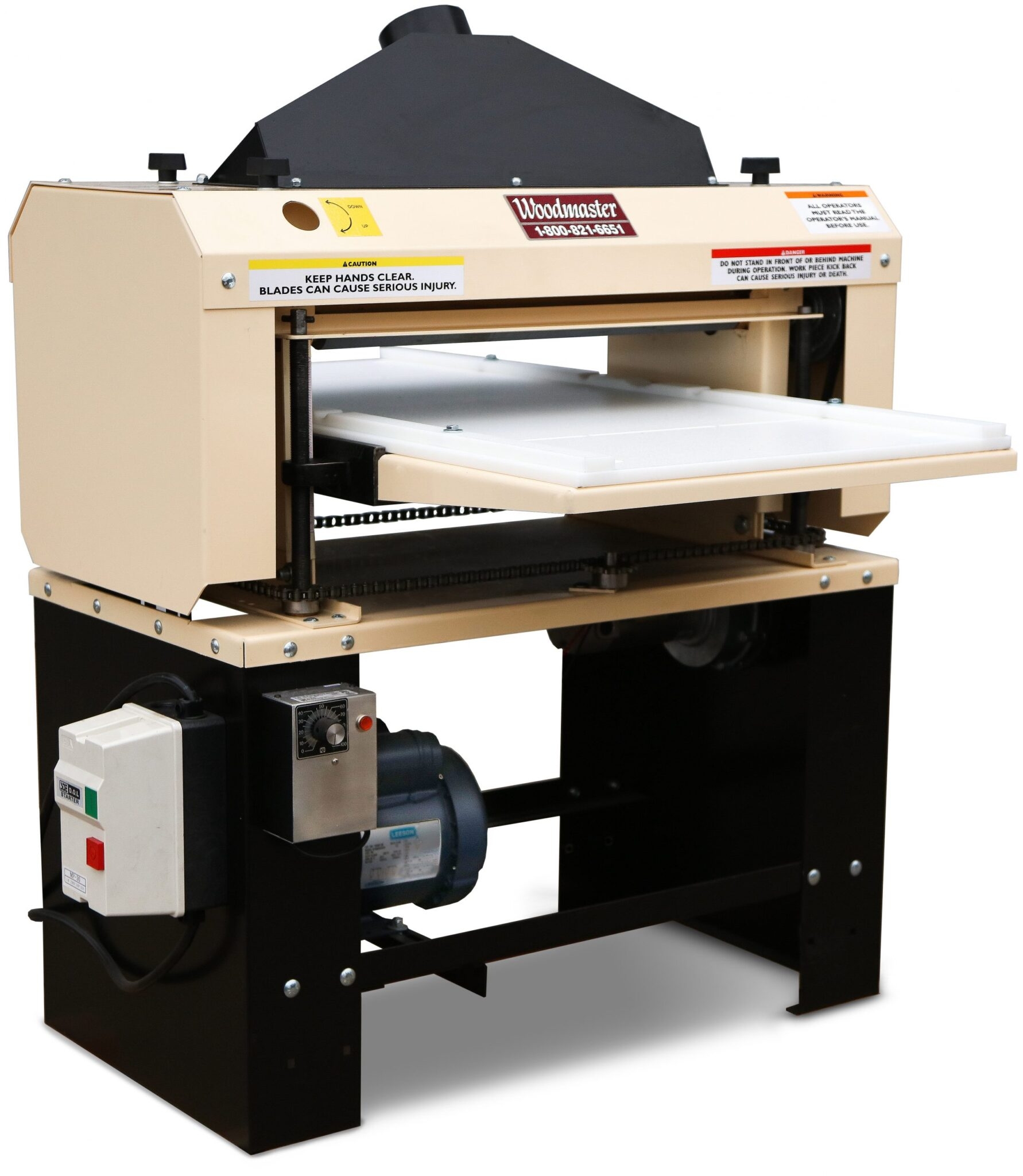 21 Inch 5 HP Heavy Duty Planer Molder Woodmaster Tools