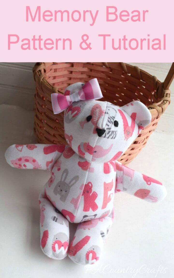 22 Free Teddy Bear Patterns PDF Sewing Pattern 