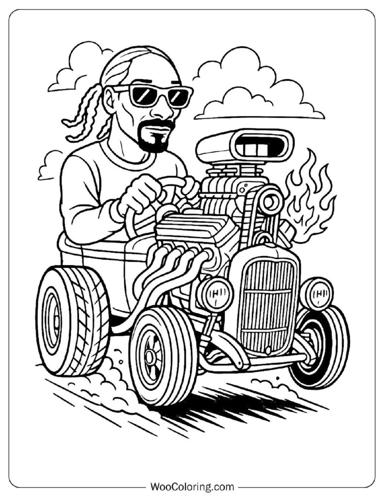 22 Hot Rod Coloring Pages Free PDF To Print Woo Coloring