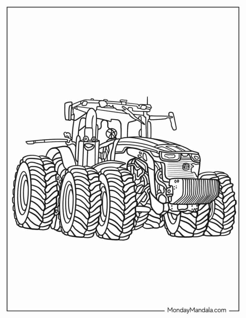 22 John Deere Coloring Pages Free PDF Printables 