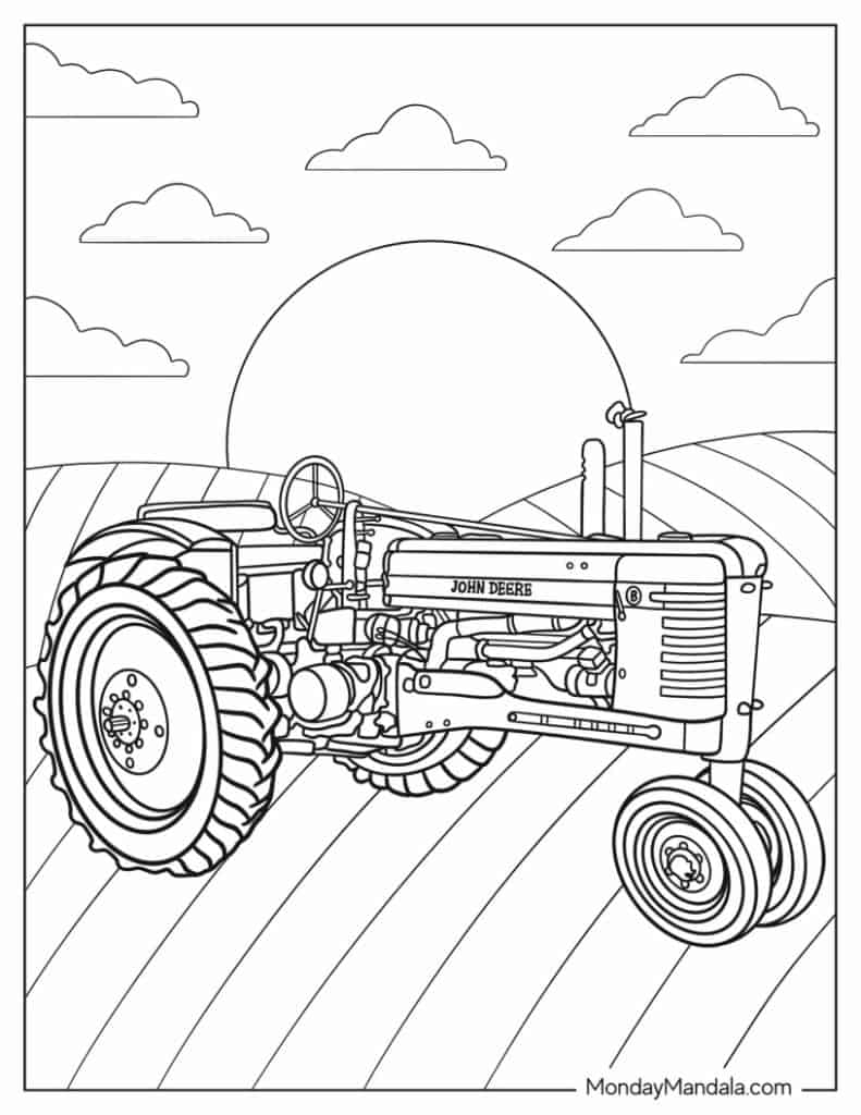 22 John Deere Coloring Pages Free PDF Printables 