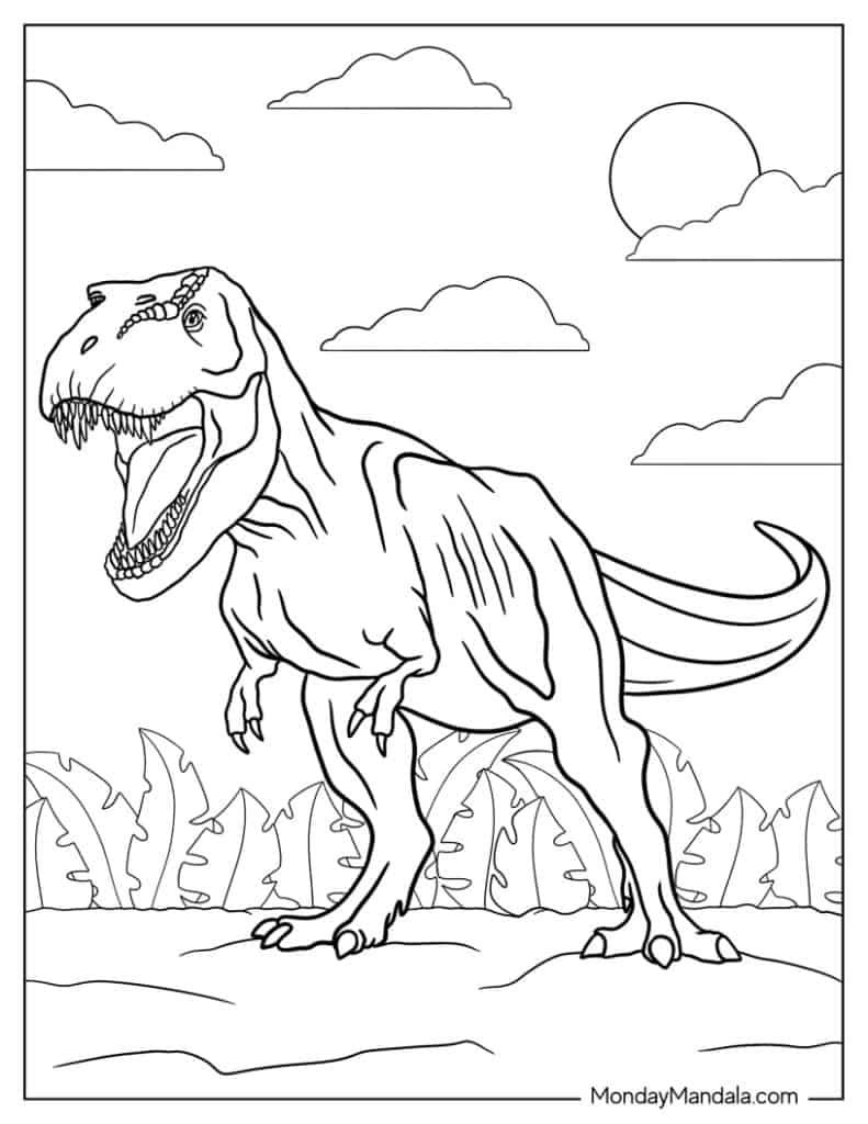 22 Jurassic Park Coloring Pages Free PDF Printables 